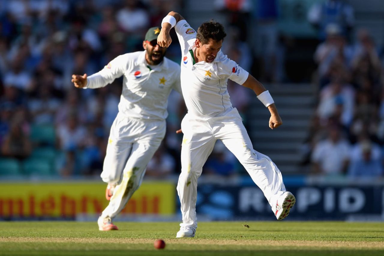 Yasir Shah was immediately among the wickets, England v Pakistan, 4th Test, The Oval, 3rd day, August 13, 2016