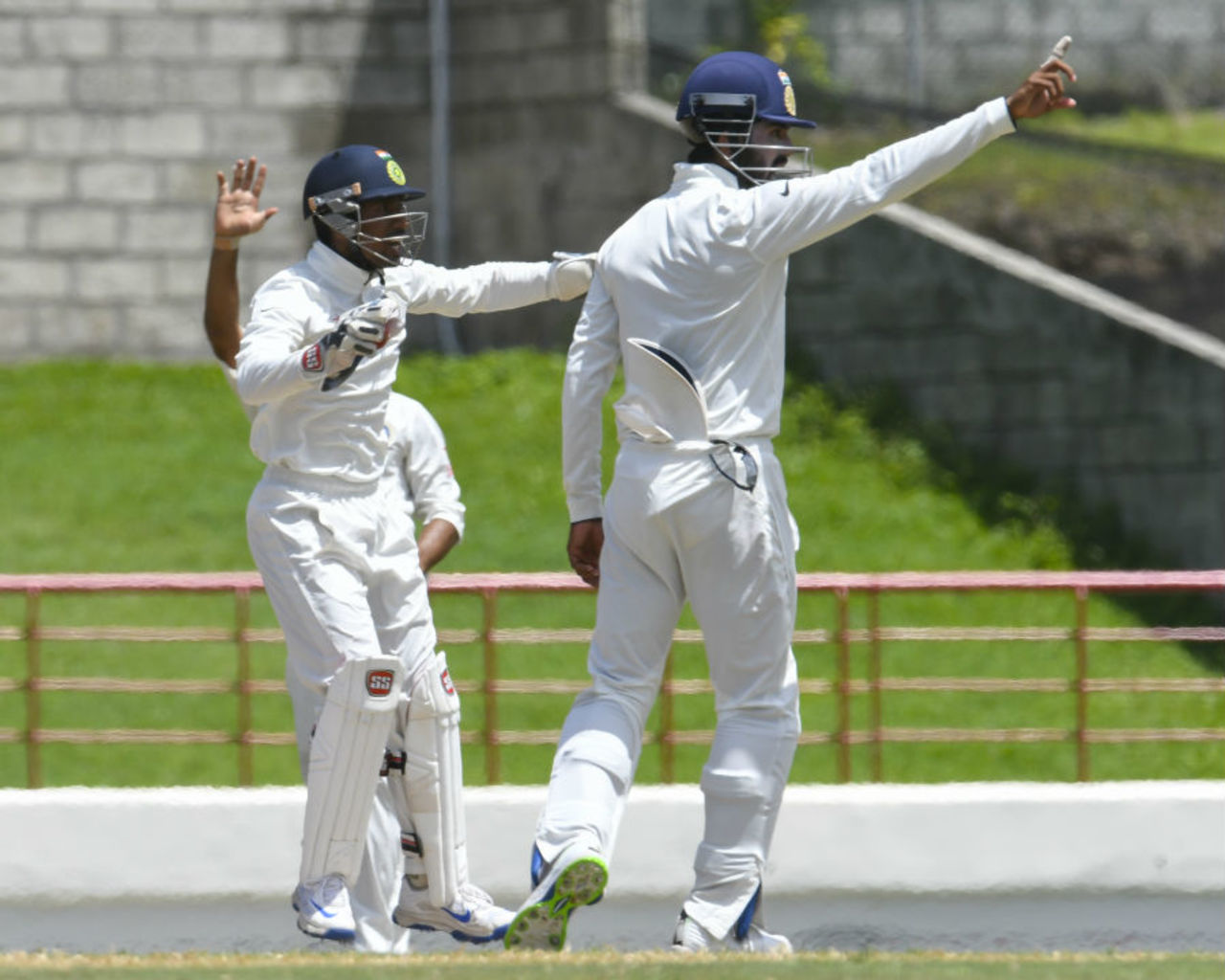 Wriddhiman Saha appeals for a stumping, West Indies v India, 3rd Test, Gros Islet, 5th day, August 13, 2016