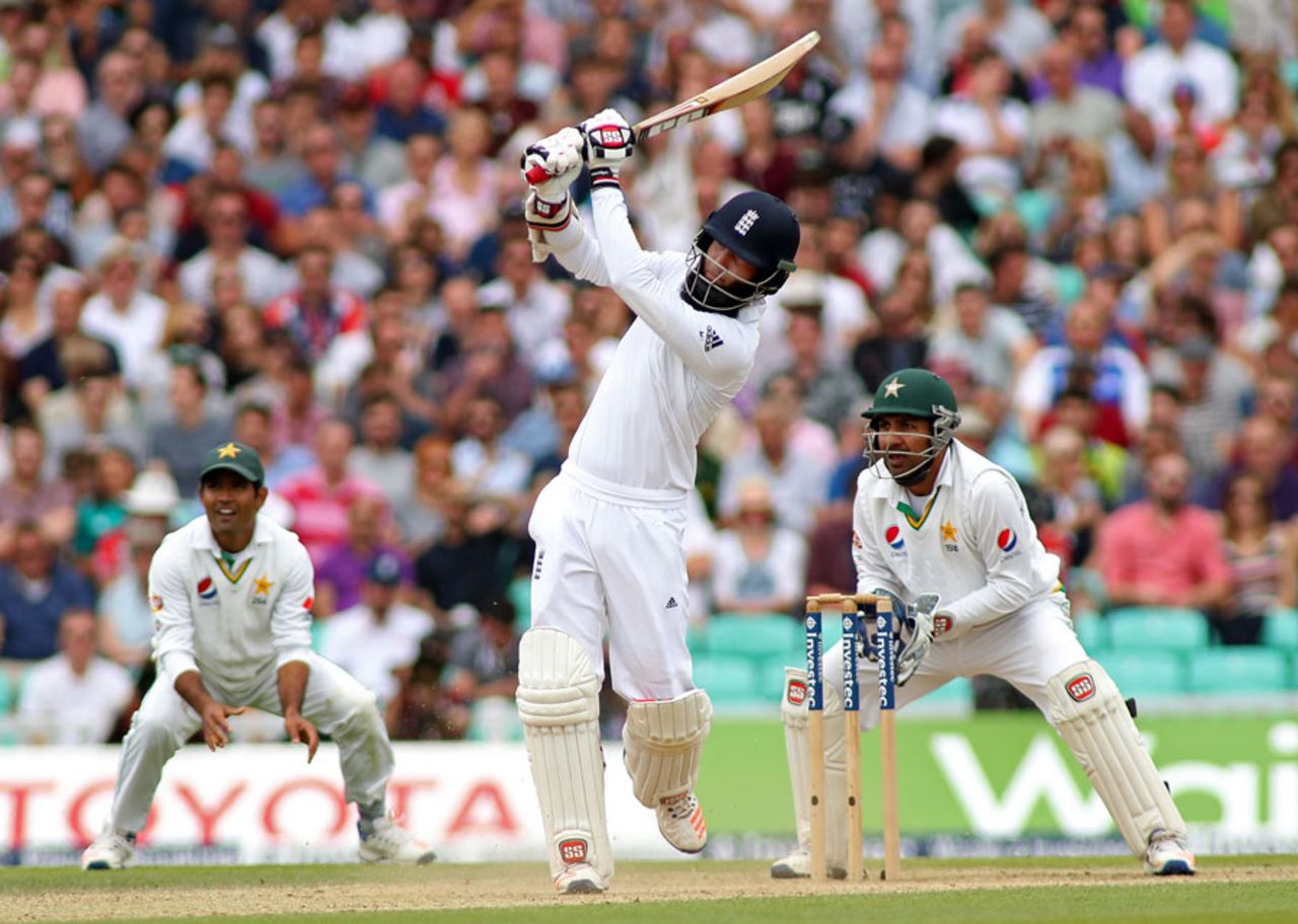 Moeen Ali took on Yasir Shah's legspin, England v Pakistan, 4th Test, The Oval, 4th day, August 14, 2016