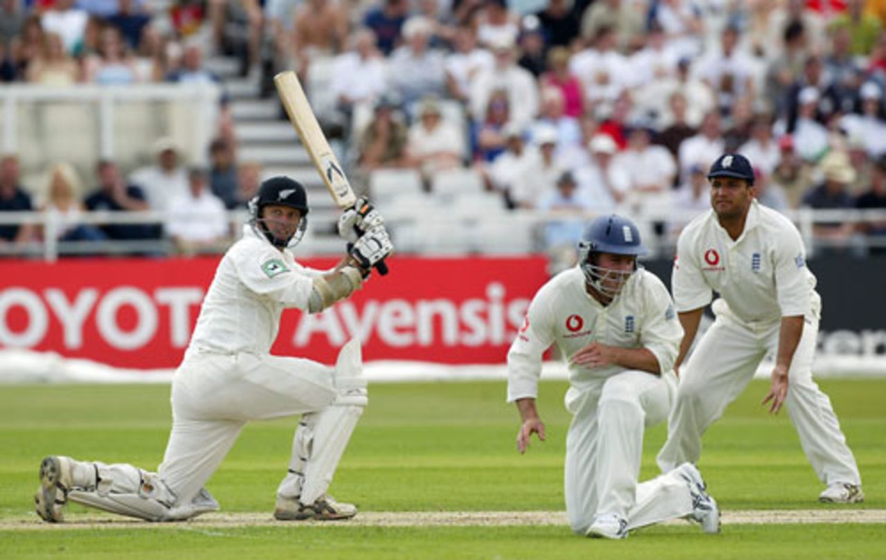 Mark Richardson batting, New Zealand v England, 3rd Test, Trent Bridge, June 10, 2004