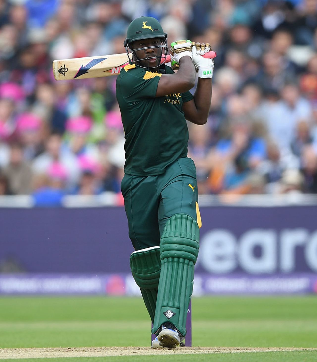 Andre Russell played some thunderous strokes, Nottinghamshire v Northamptonshire, NatWest T20 Blast, 1st semi-final, Edgbaston, August 20, 2016