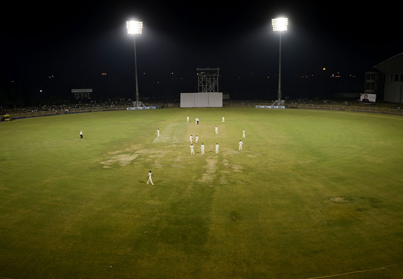 The Greater Noida Sports Complex ground under lights, India Green v India Red, Duleep Trophy 2016-17, 1st day, Greater Noida, August 23, 2016