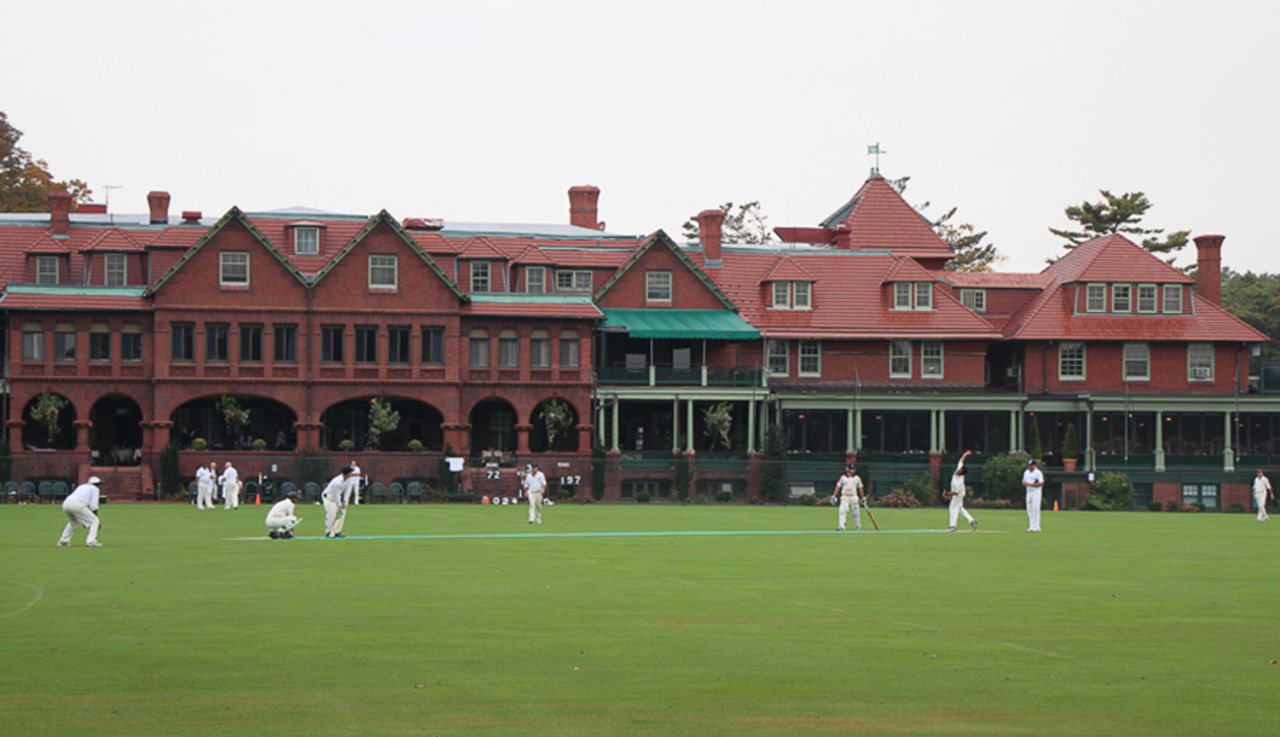 A local match at the Merion Cricket Club, October 6, 2013