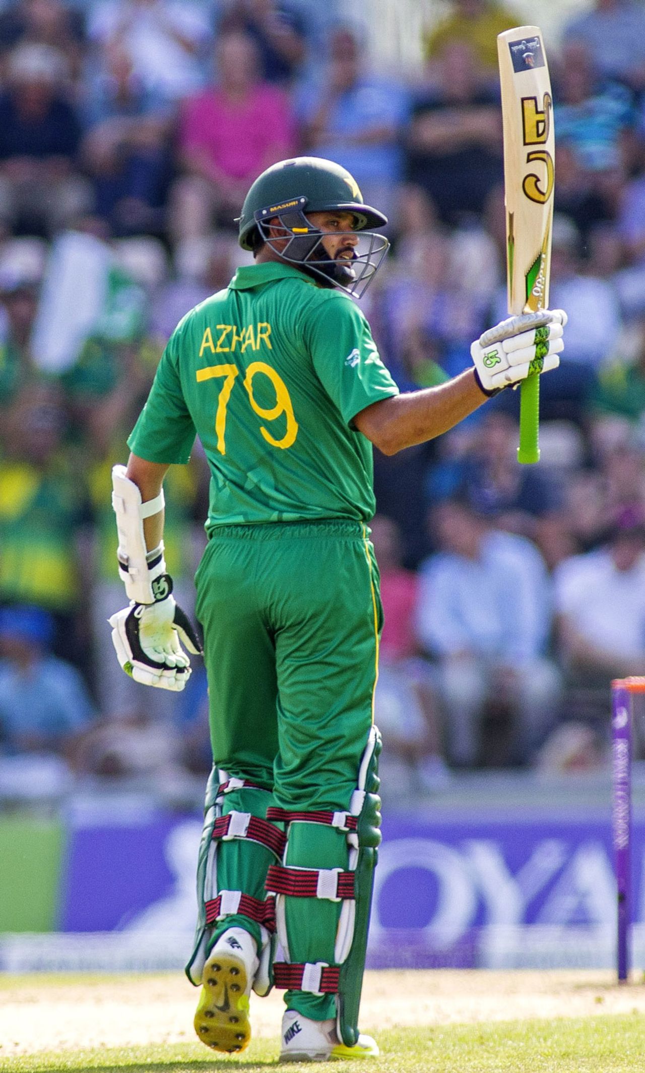 Azhar Ali brought up his half-century, England v Pakistan, 1st ODI, Ageas Bowl, August 24, 2016