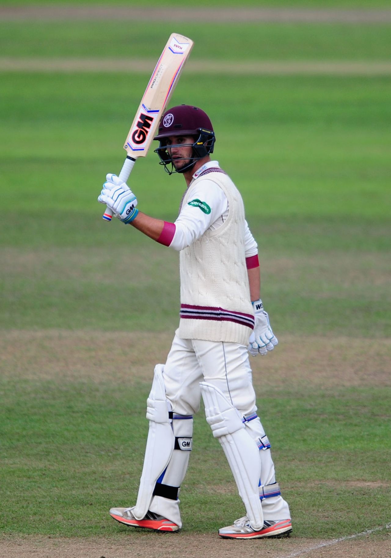 Lewis Gregory struck his third first-class fifty, Somerset v Hampshire, County Championship, Division One, Taunton, 3rd day, August 25, 2016