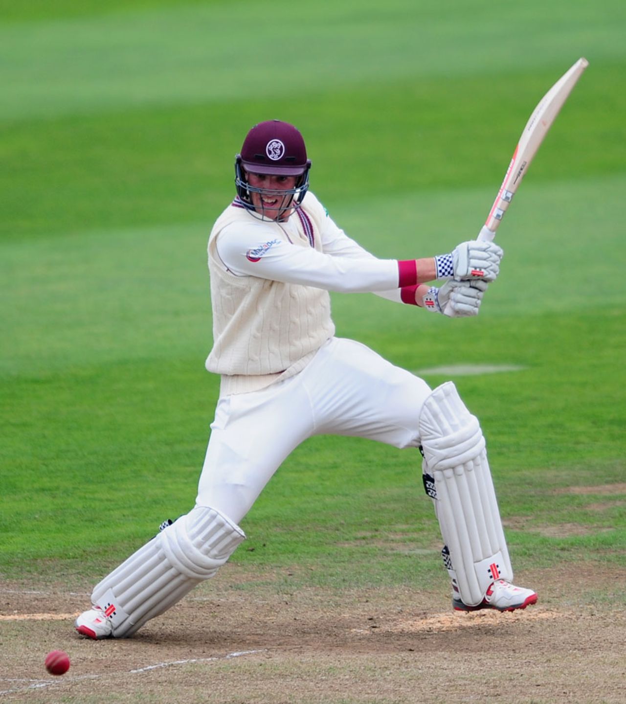 Craig Overton finished the day three runs short of a hundred, Somerset v Hampshire, County Championship, Division One, Taunton, 3rd day, August 25, 2016