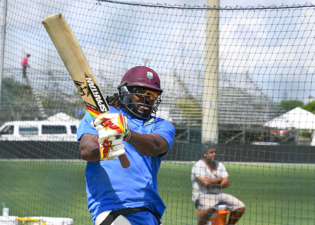 Chris Gayle hits one out with a pull, Lauderhill, August 25, 2016