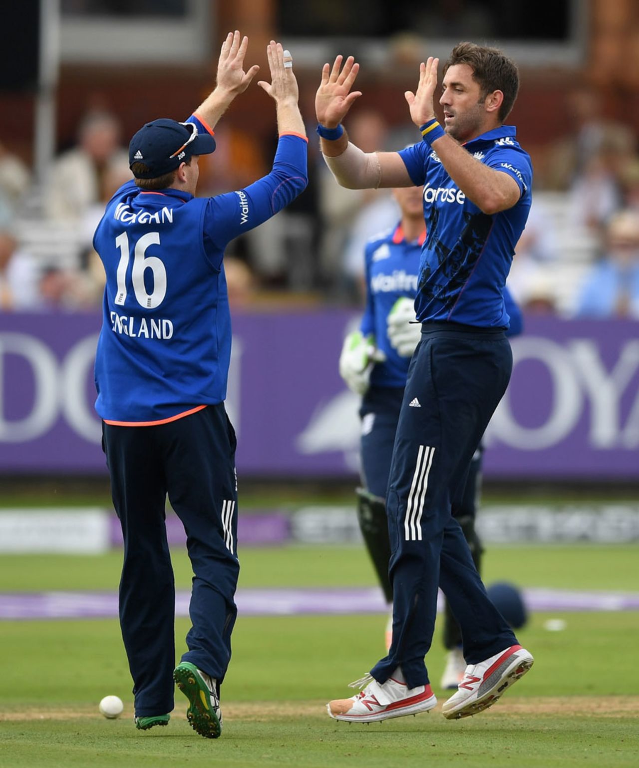 Liam Plunkett restored England's dominance with the wicket of Babar Azam, England v Pakistan, 2nd ODI, Lord's, August 27, 2016