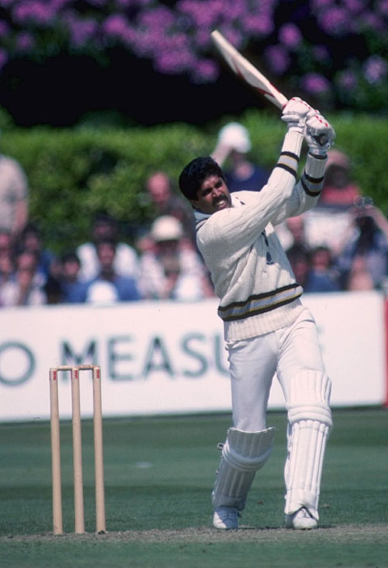 Kapil Dev crashes a boundary, India v Zimbabwe, World Cup, Tunbridge Wells, June 1, 1983