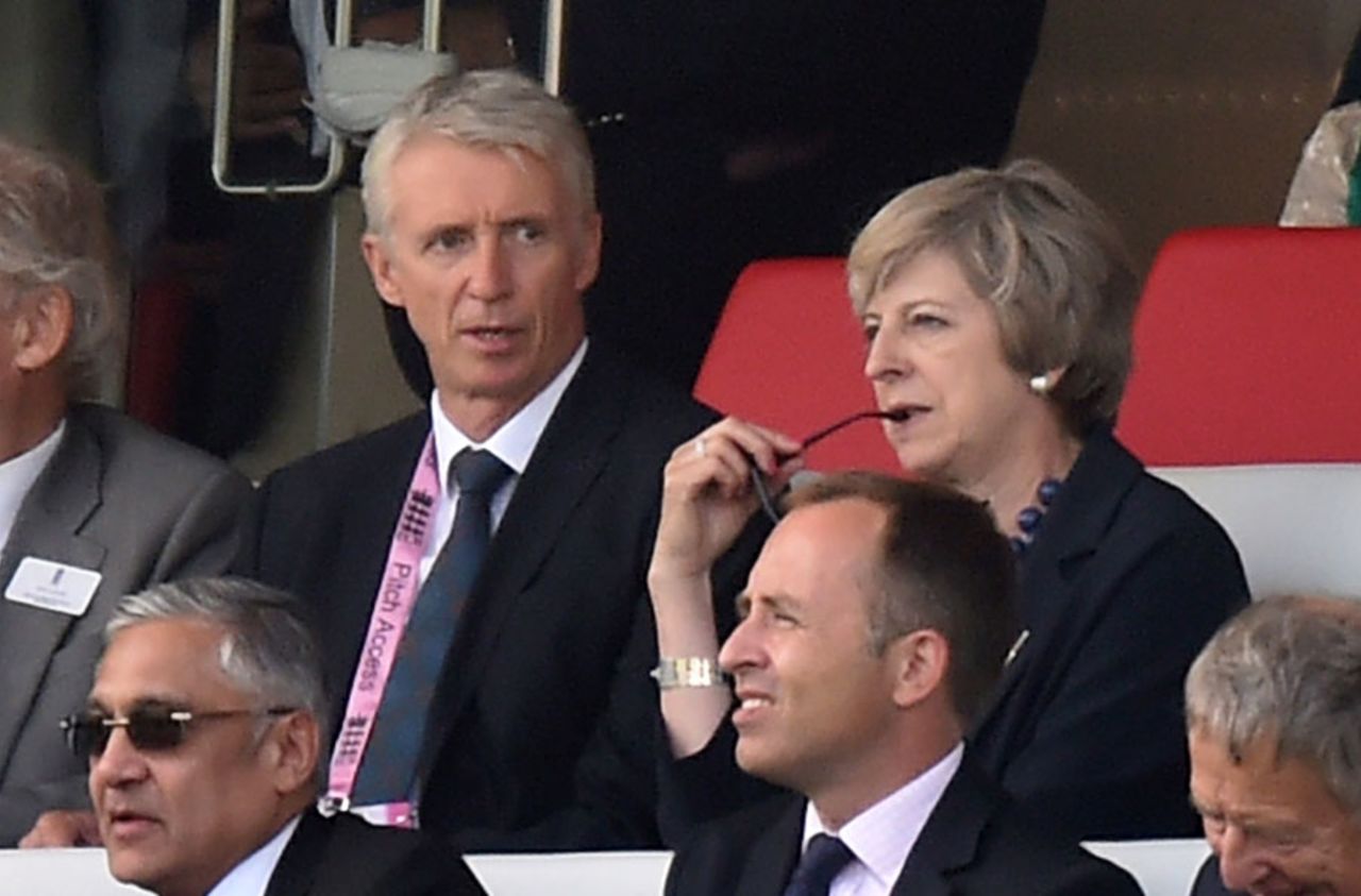 The Prime Minister, Theresa May, was a guest at the ODI, England v Pakistan, 2nd ODI, Lord's, August 27, 2016