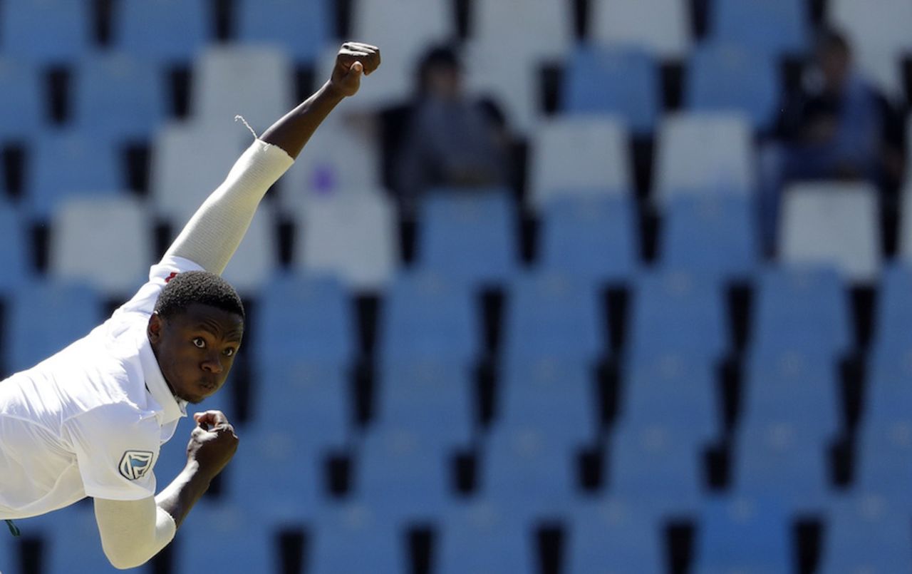 Kagiso Rabada bowled with a lot of pace, South Africa v New Zealand, 2nd Test, Centurion, 3rd day, August 29, 2016