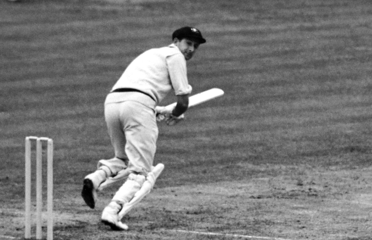 Bill Lawry bats, England v Australia, 2nd Test, Lord's, June 24, 1968