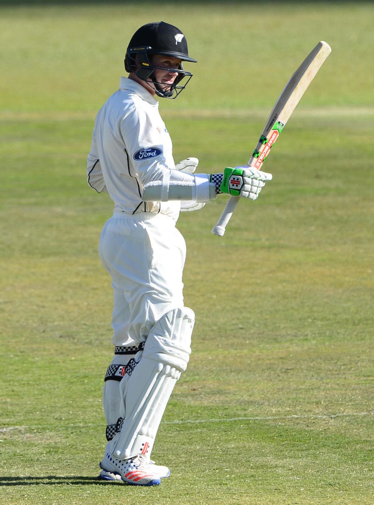 Henry Nicholls brings up his half-century, South Africa v New Zealand, 2nd Test, Centurion, 4th day, August 30, 2016