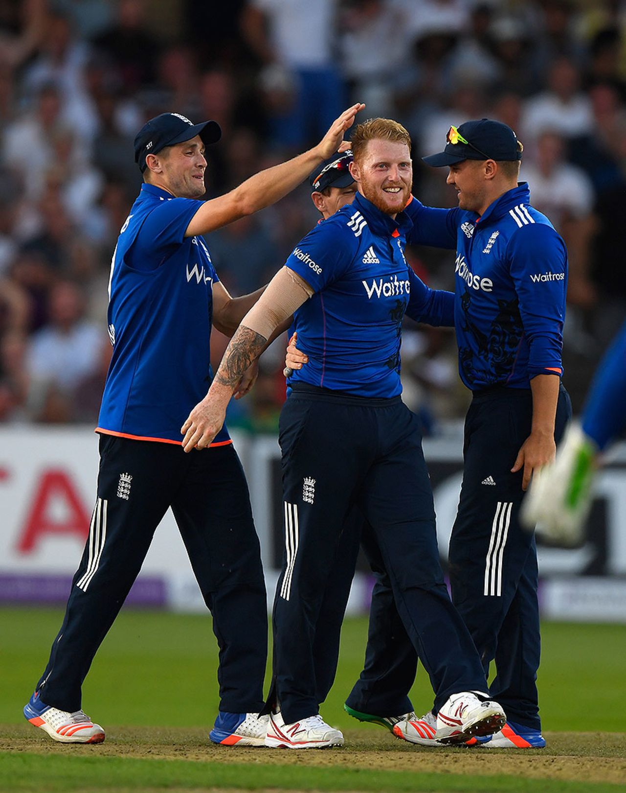 Ben Stokes removed Babar Azam in his first spell since returning from a calf injury, England v Pakistan, 3rd ODI, Trent Bridge, August 30, 2016