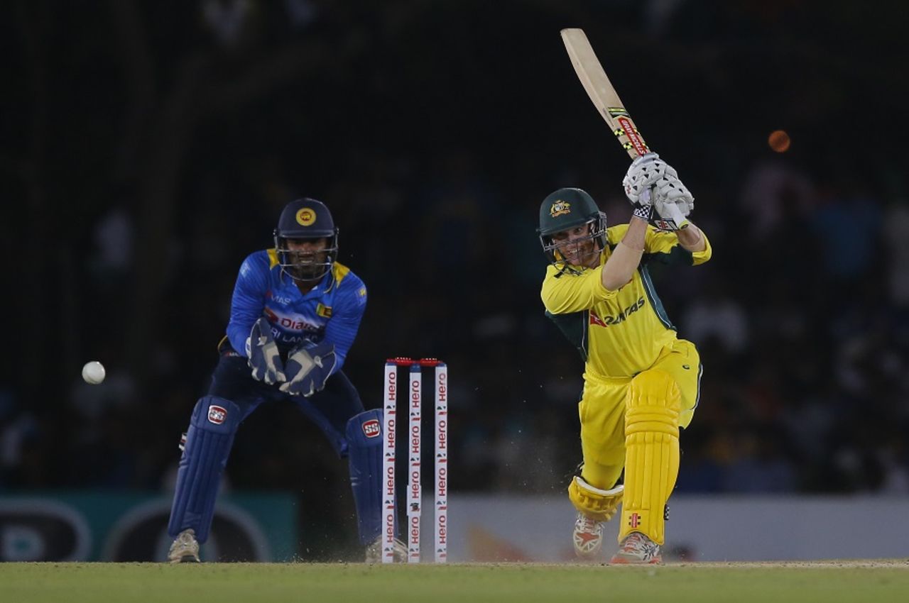 George Bailey played an excellent knock in spin-friendly conditions, Sri Lanka v Australia, 4th ODI, Dambulla, August 31, 2016