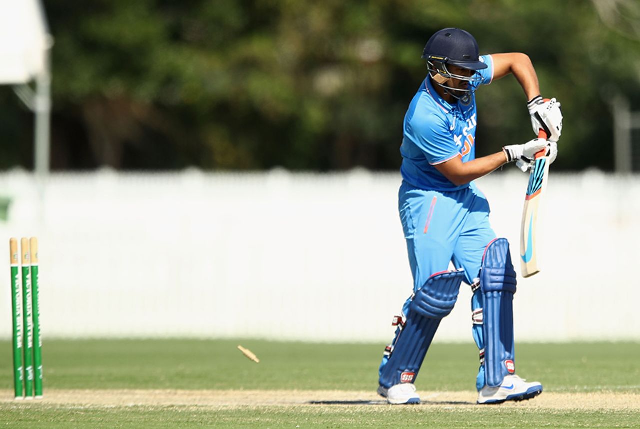 Karun Nair fails to defend, Australia A v India A, Quadrangular A-team one-day series, final, Mackay, September 4, 2016