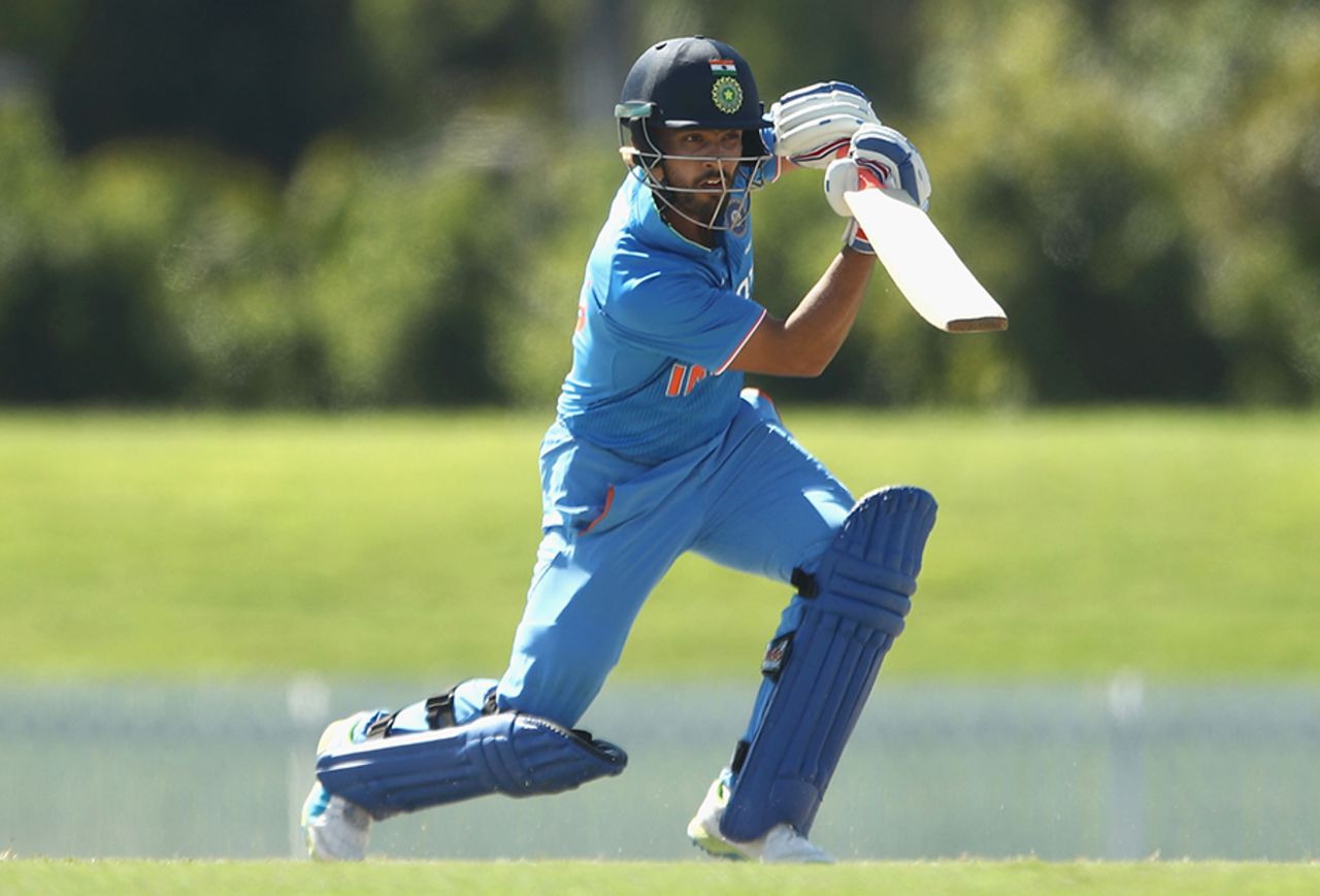Mandeep Singh struck 11 fours in his innings of 95, Australia A v India A, Quadrangular A-team one-day series, final, Mackay, September 4, 2016