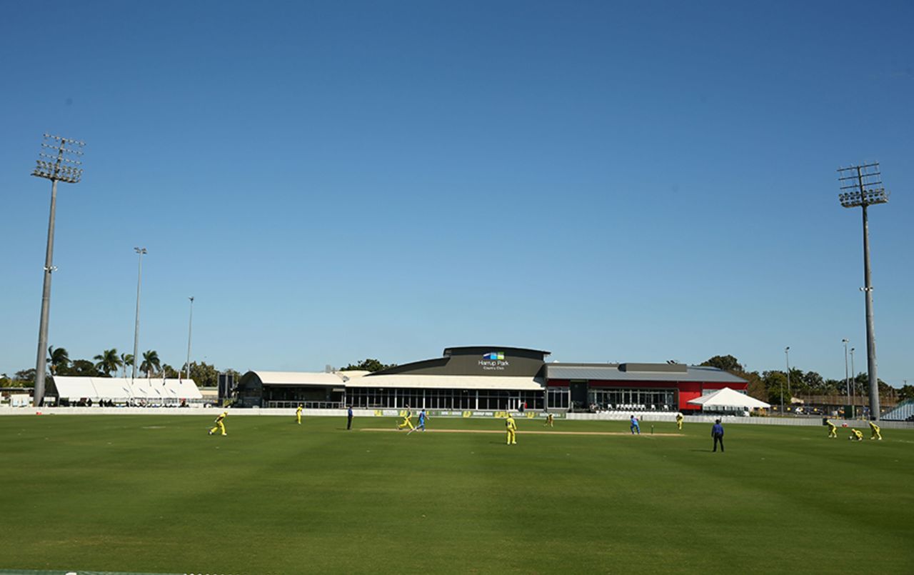 A view of Harrup Park, Australia A v India A, Quadrangular A-team one-day series, final, Mackay, September 4, 2016