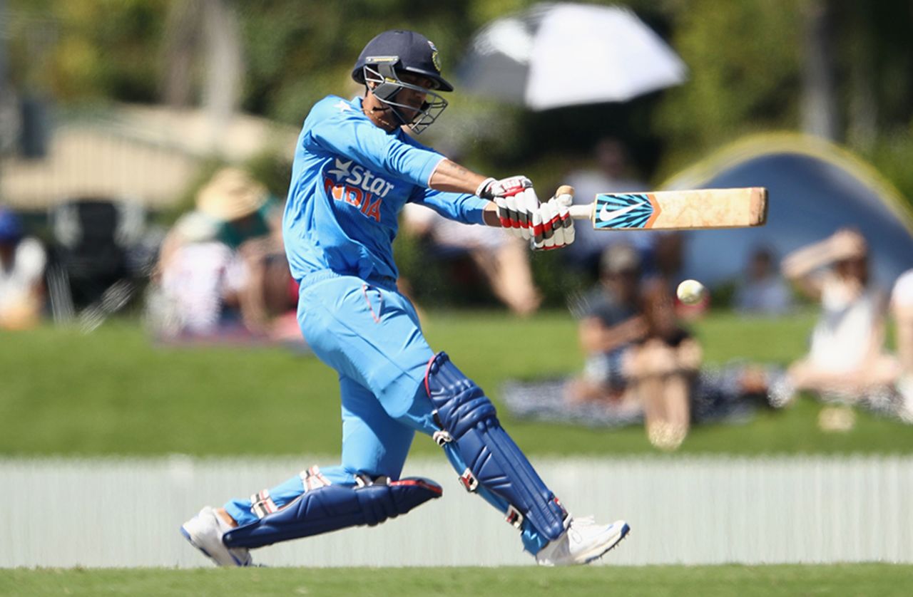 Axar Patel chipped in with a 17-ball 22*,, Australia A v India A, Quadrangular A-team one-day series, final, Mackay, September 4, 2016