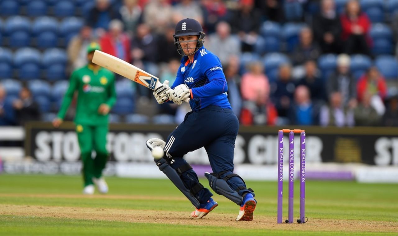 Jason Roy targets fine leg, England v Pakistan, 5th ODI, Cardiff, September 4, 2016
