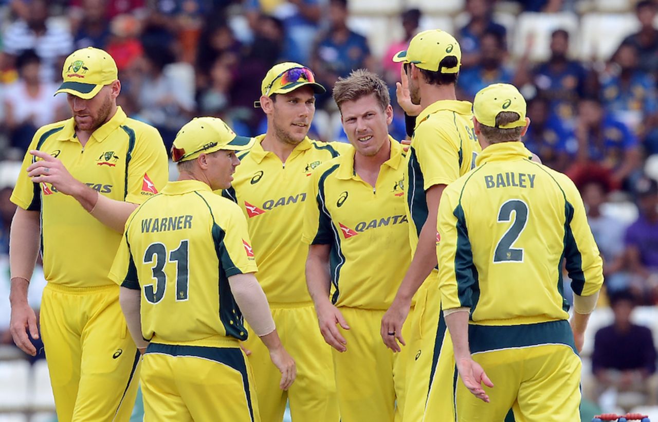 James Faulkner got Australia the first breakthrough, Sri Lanka v Australia, 5th ODI, Pallekele, September 4, 2016