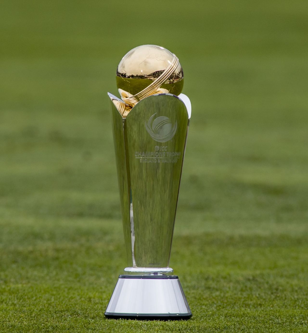 The ICC Champions Trophy on display, England v Pakistan, 5th ODI, Cardiff, September 4, 2016