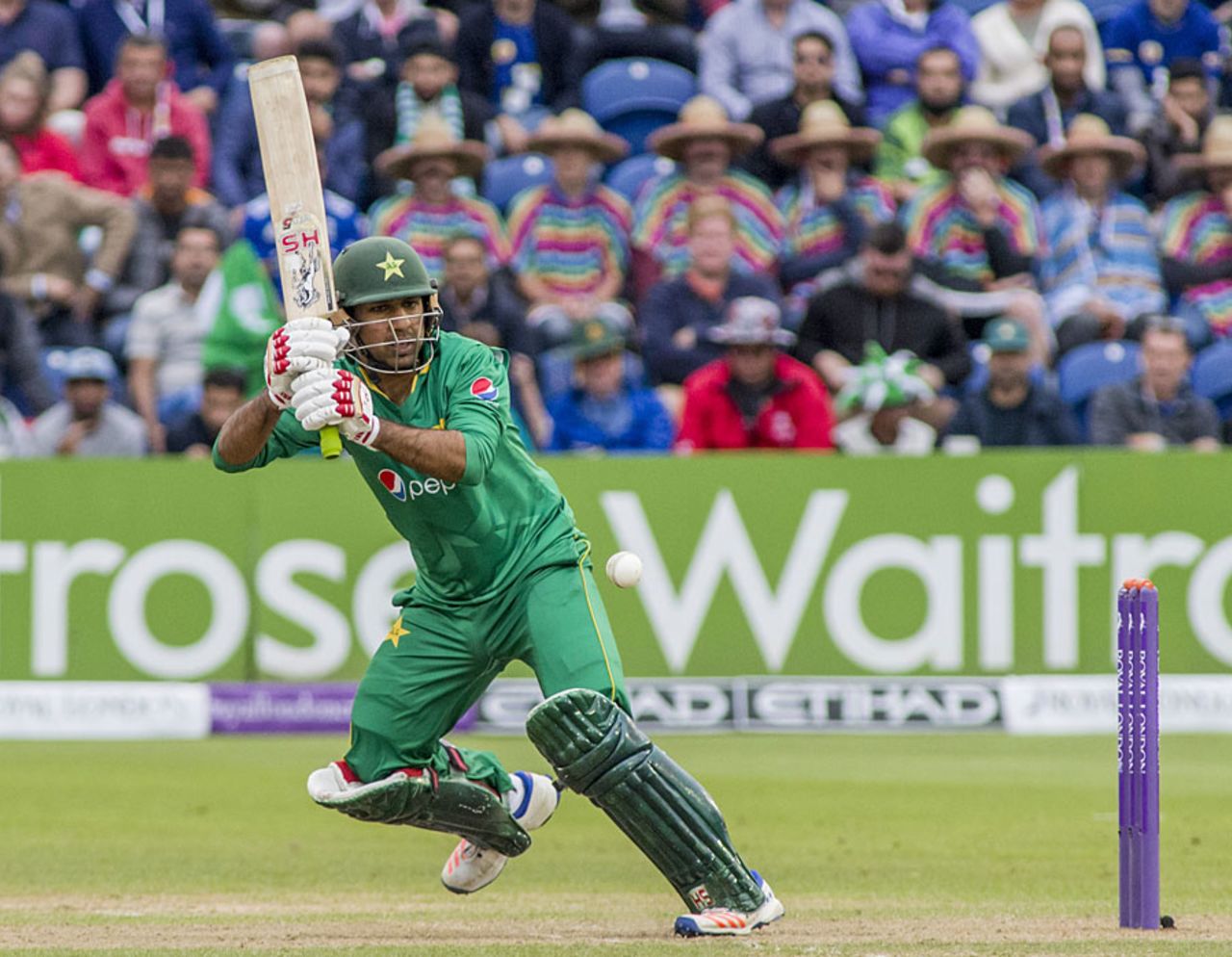 Sarfraz Ahmed became the leading run-scorer in the one-day series, England v Pakistan, 5th ODI, Cardiff, September 4, 2016