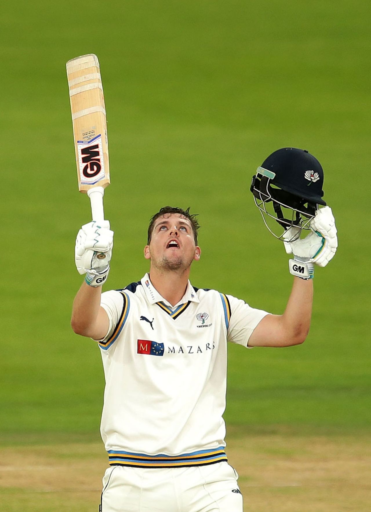 Alex Lees made his tenth first-class hundred, Yorkshire v Durham, County Championship, Division One, Headingley, 1st day, September 6, 2016