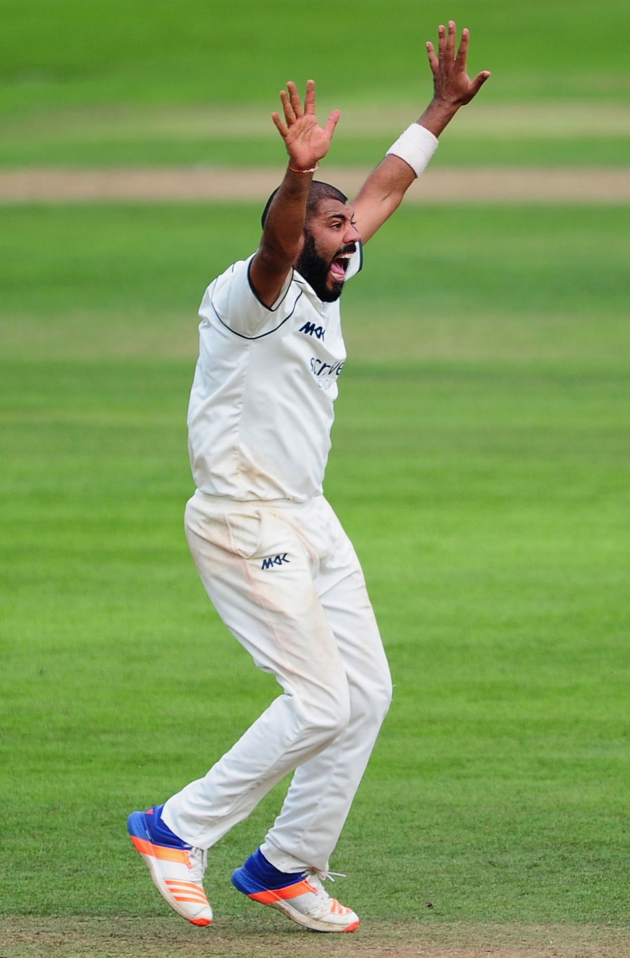 Jeetan Patel claimed a five-wicket haul, Somerset v Warwickshire, County Championship, Division One, Taunton, 2nd day, September 7, 2016