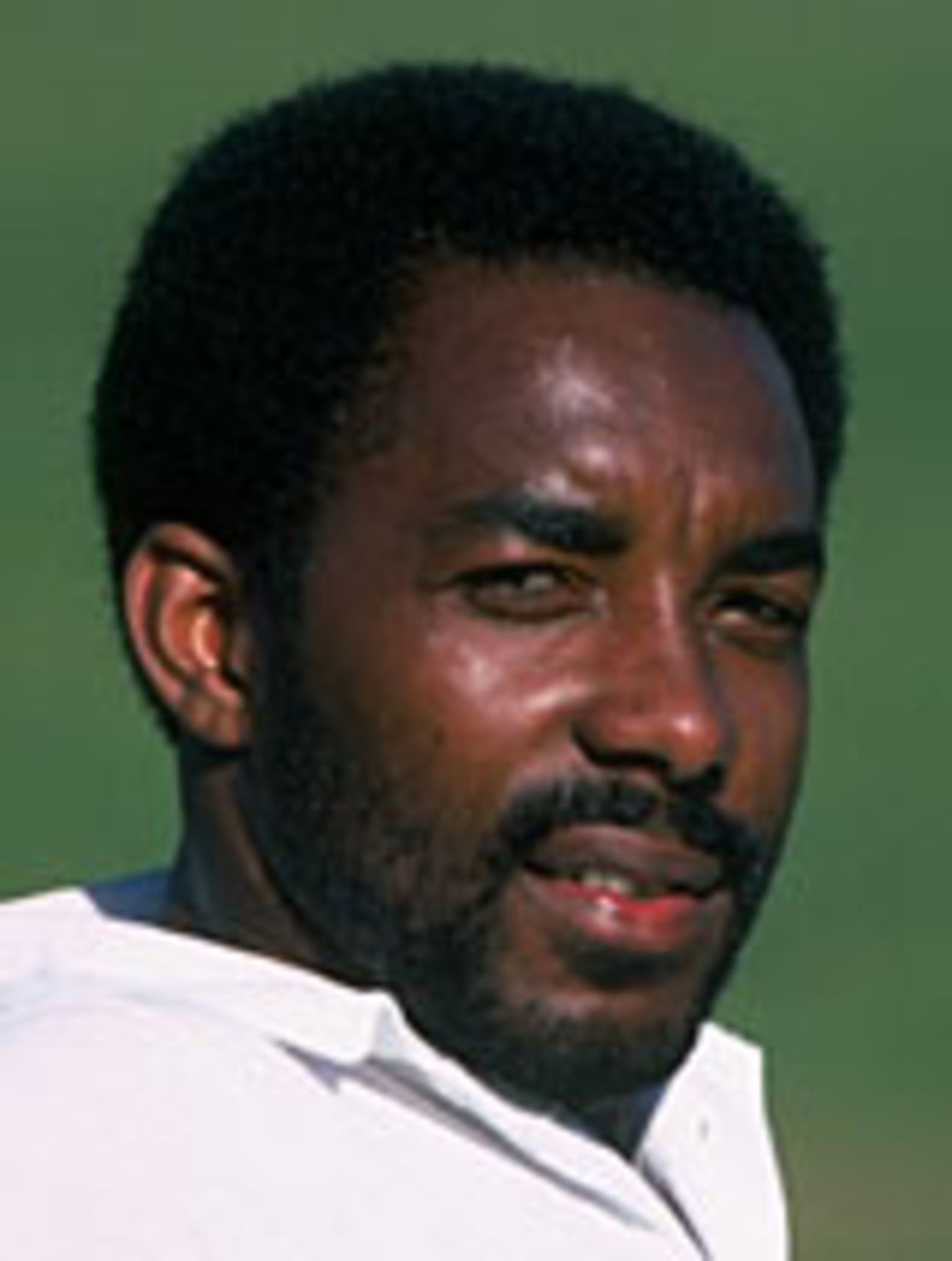 Roland Butcher relaxes in Barbados, 1981