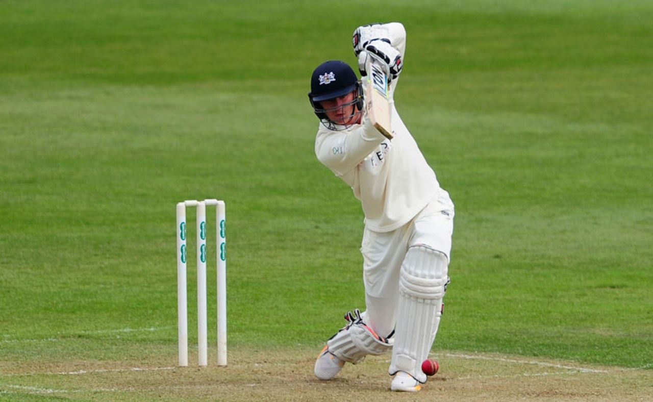 George Hankins bats for Gloucestershire, Gloucestershire v Worcestershire, Specsavers Championship Division Two, Bristol, April 24, 2016