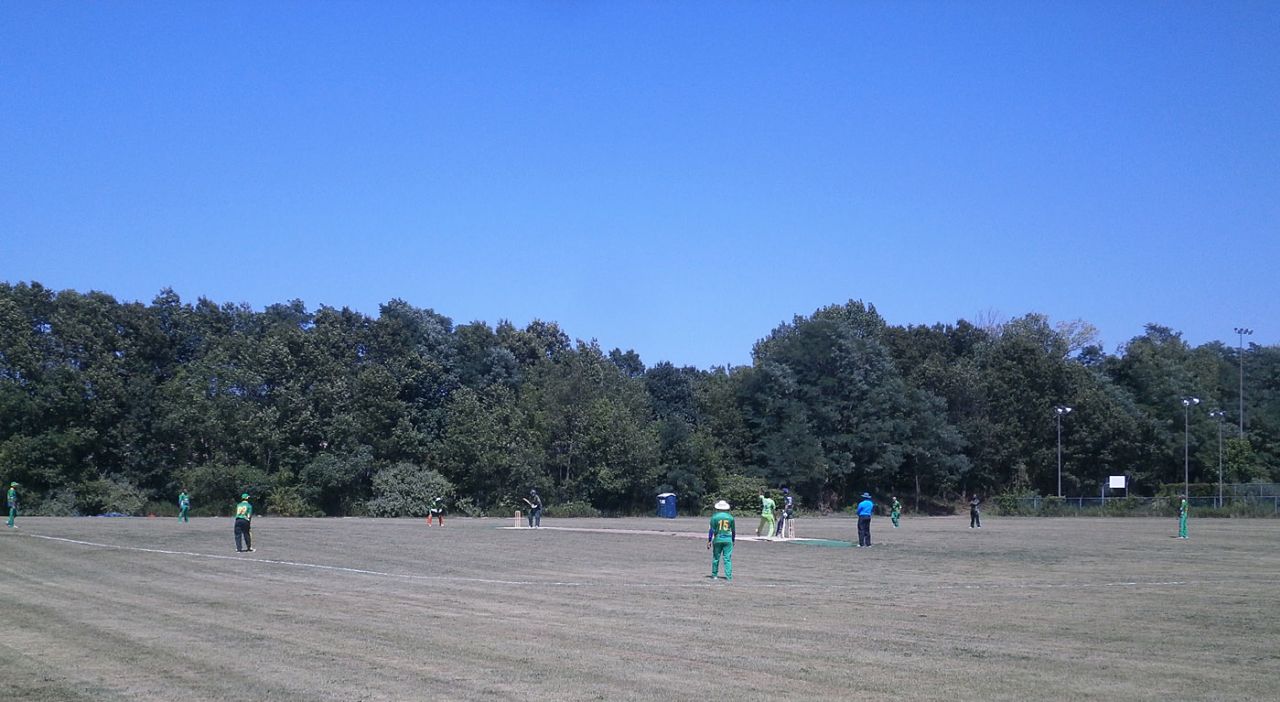 A match between Combined Caribbean XI and Brass XI in New Haven for the South Connecticut League, New Haven, September 2016