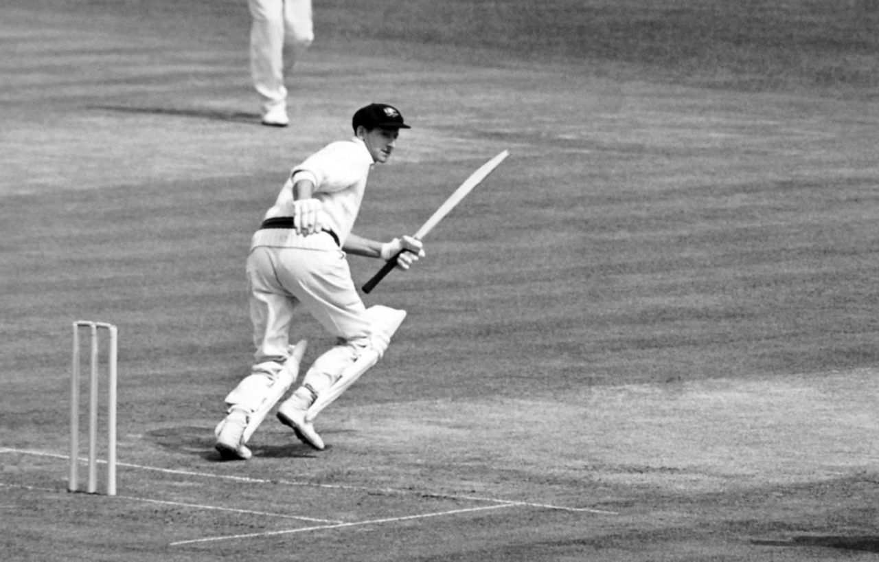 Bill Lawry takes off for a run, England v Australia, 2nd Test, Lord's, 5th day, June 25, 1969