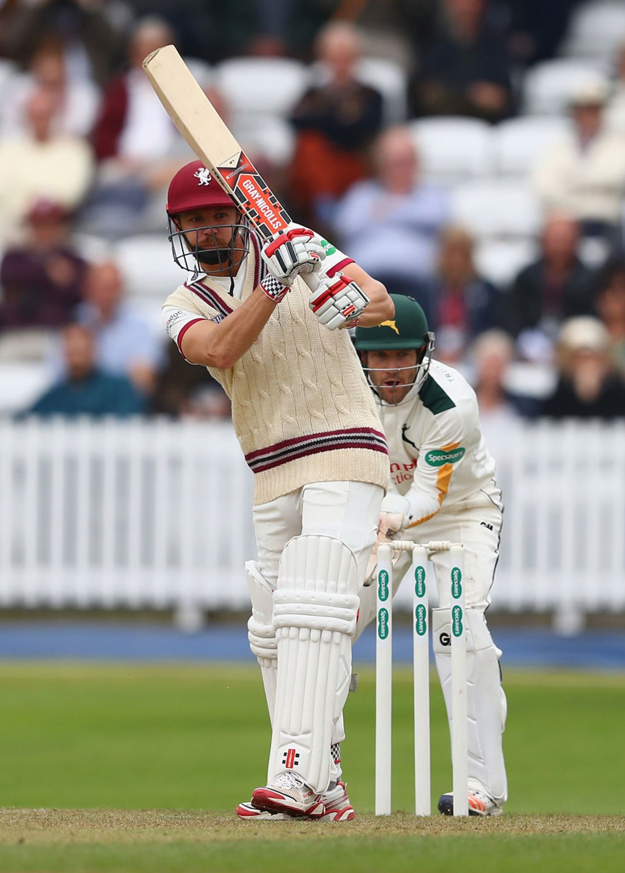 James Hildreth battled a foot injury, Somerset v Nottinghamshire, County Championship, Division One, Taunton, 1st day, September 20, 2016