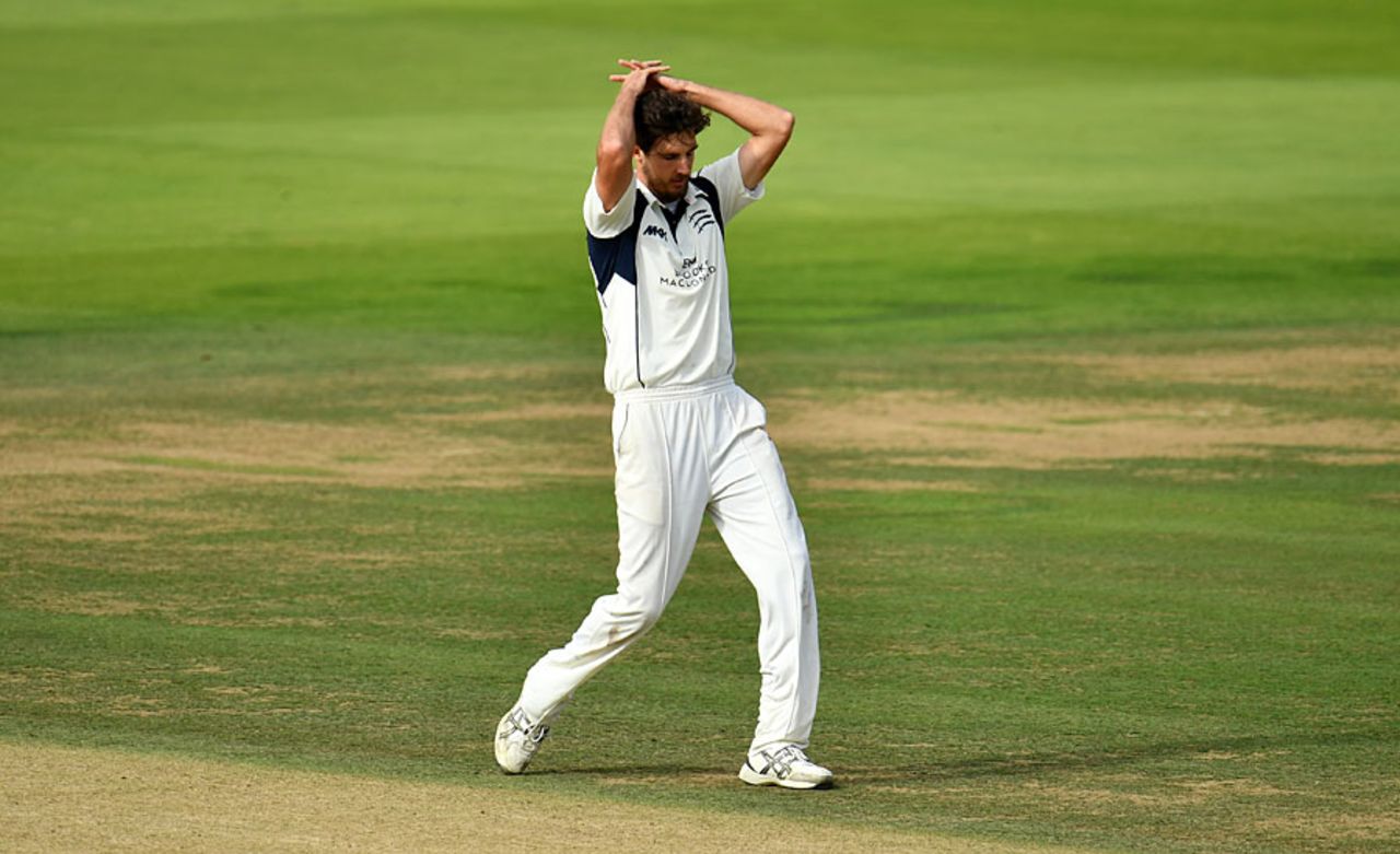 Steven Finn had a frustrating morning, Middlesex v Yorkshire, County Championship, Division One, Lord's, 1st day, September 22, 2016