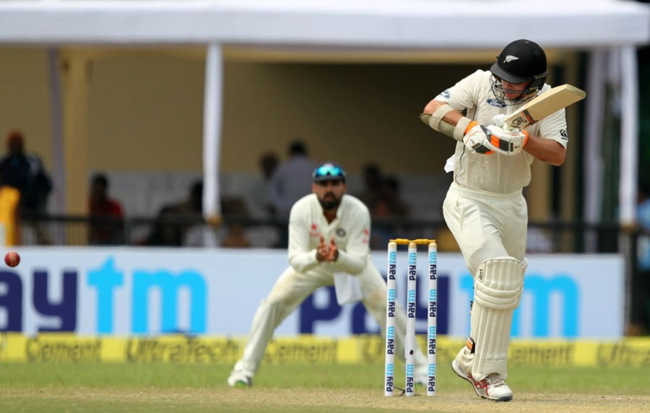 Tom Latham was productive off his pads early in his innings, India v New Zealand, 1st Test, Kanpur, 2nd day, September 23, 2016