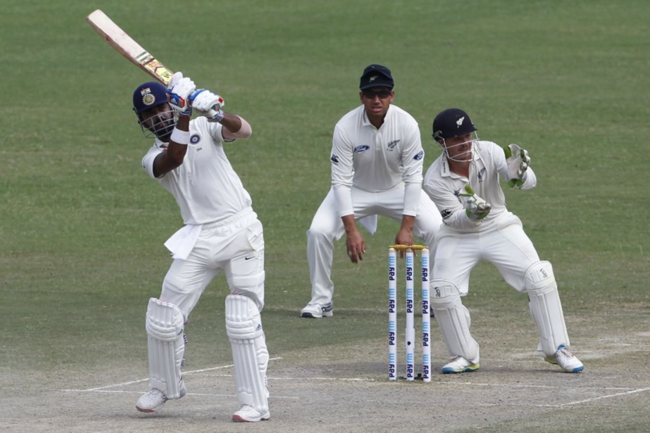 KL Rahul made an aggressive 38, India v New Zealand, 1st Test, Kanpur, 3rd day, September 24, 2016
