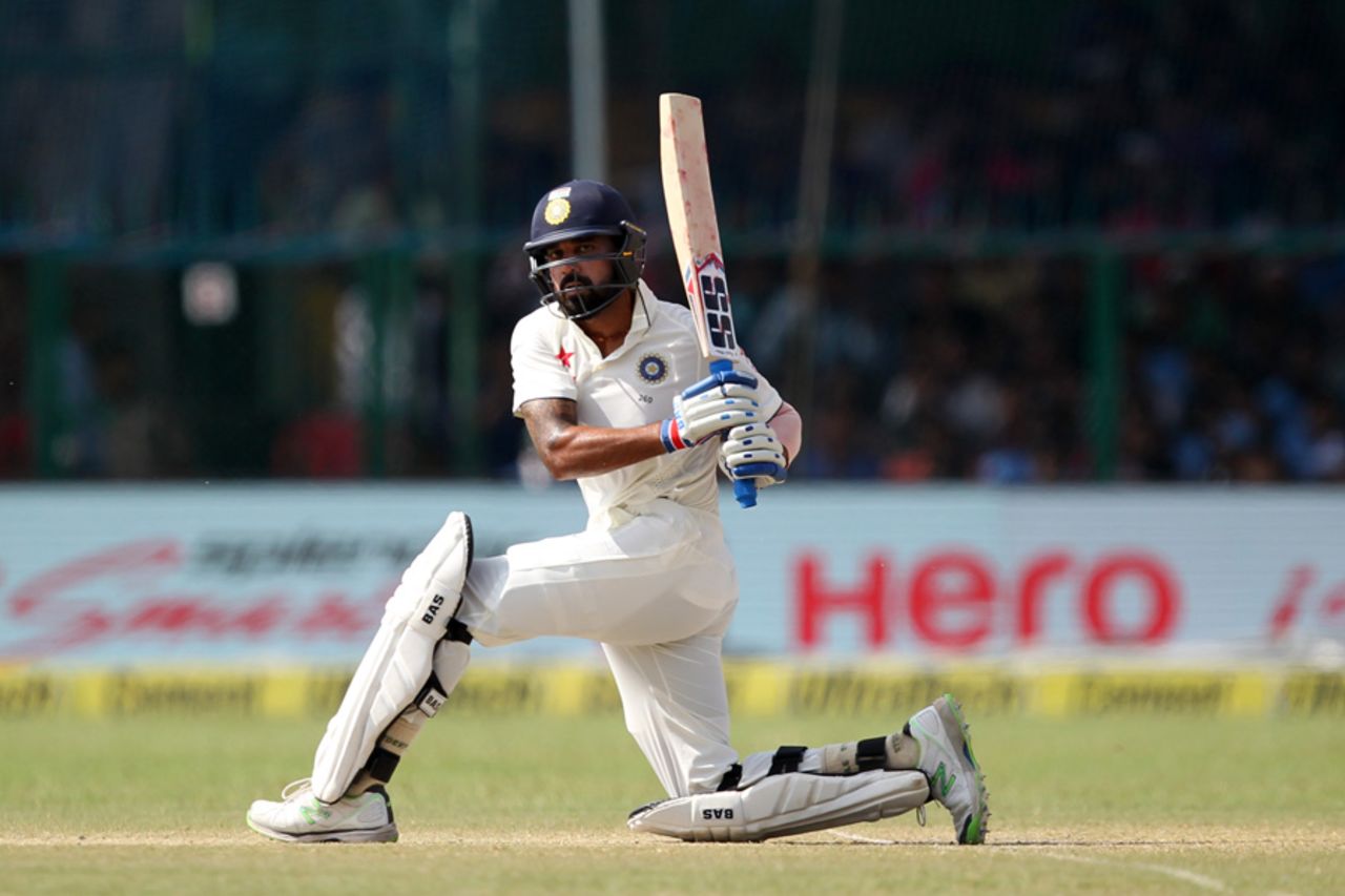 M Vijay sweeps, India v New Zealand, 1st Test, Kanpur, 4th day, September 25, 2016