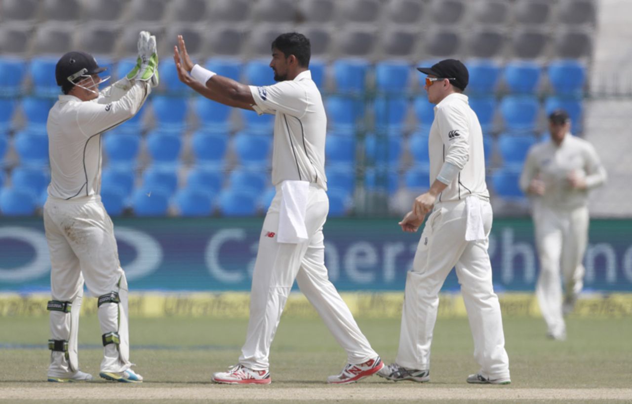 Ish Sodhi had Cheteshwar Pujara caught at slip, India v New Zealand, 1st Test, Kanpur, 4th day, September 25, 2016