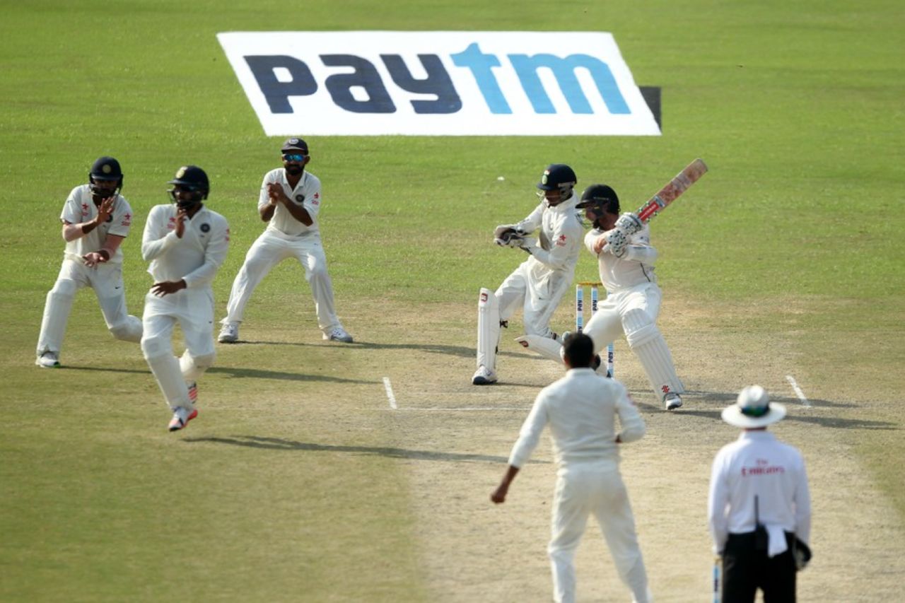 M Vijay drops Kane Williamson at gully, India v New Zealand, 1st Test, Kanpur, 4th day, September 25, 2016