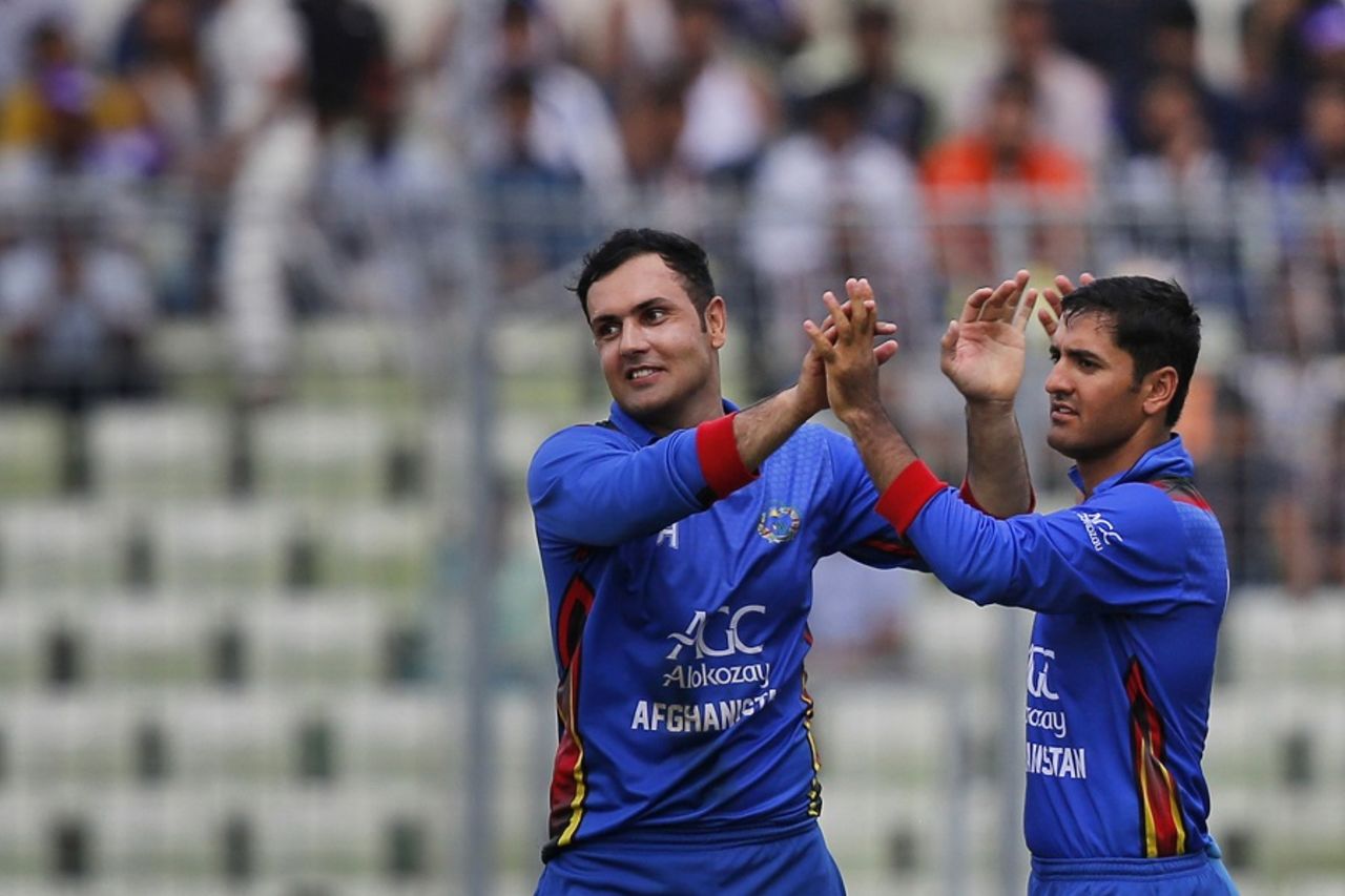 Mohammad Nabi picked up two wickets, Bangladesh v Afghanistan, 1st ODI, Mirpur, September 25, 2016