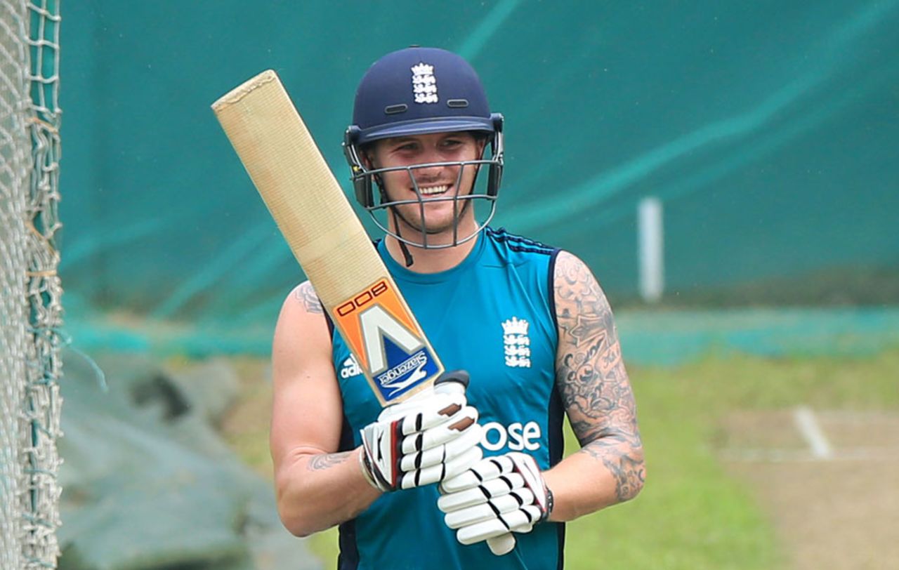 Jason Roy takes part in England nets, Mirpur, October 3, 2016