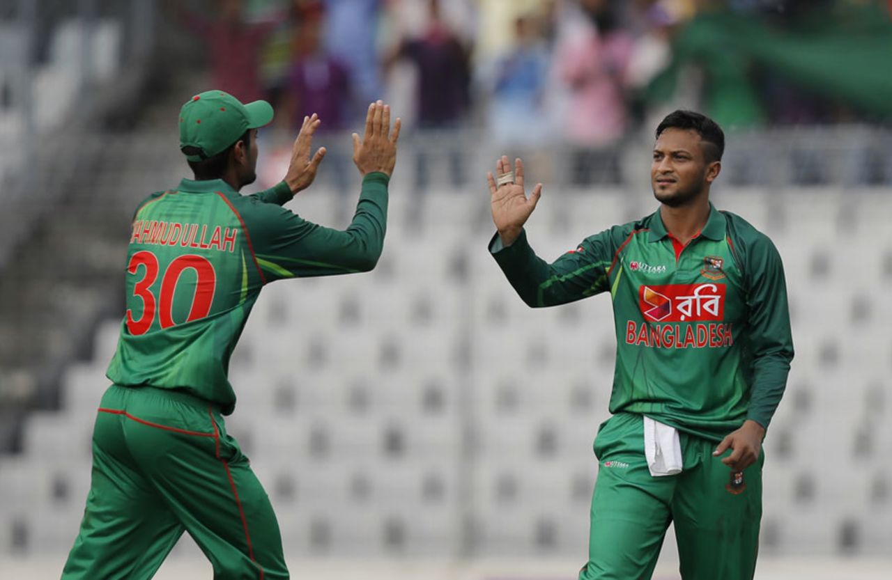 Shakib Al Hasan got rid of the dangerous Jason Roy, Bangladesh v England, 1st ODI, Dhaka, October 7, 2016