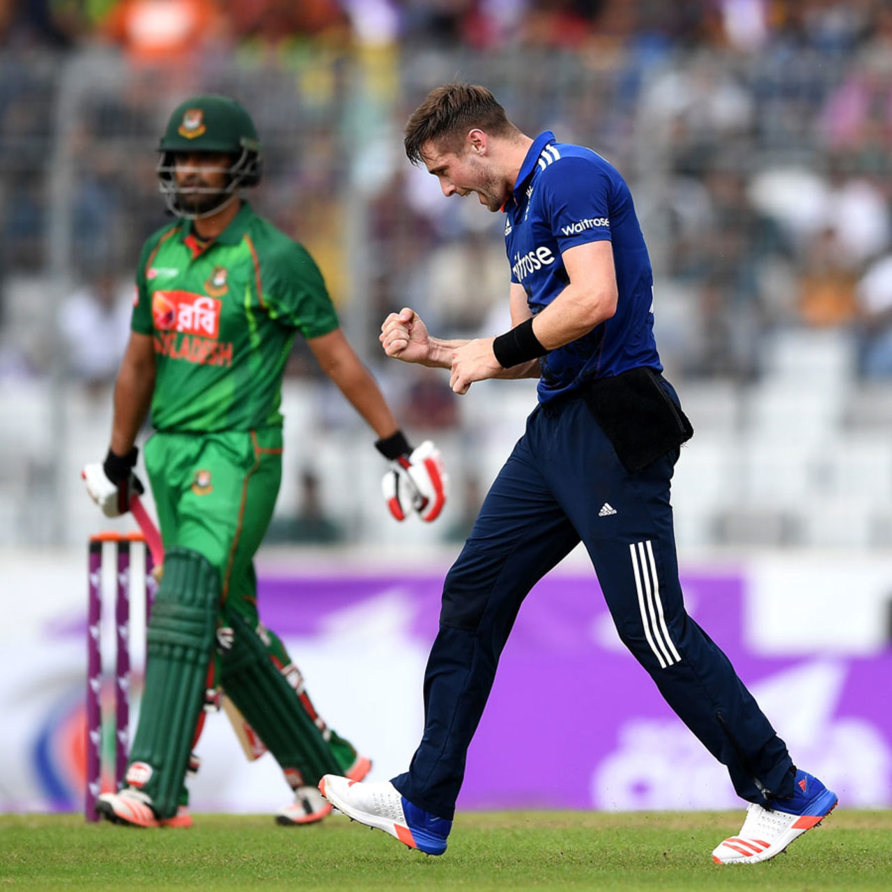 Chris Woakes picked up both openers, Bangladesh v England, 2nd ODI, Mirpur, October 9, 2016