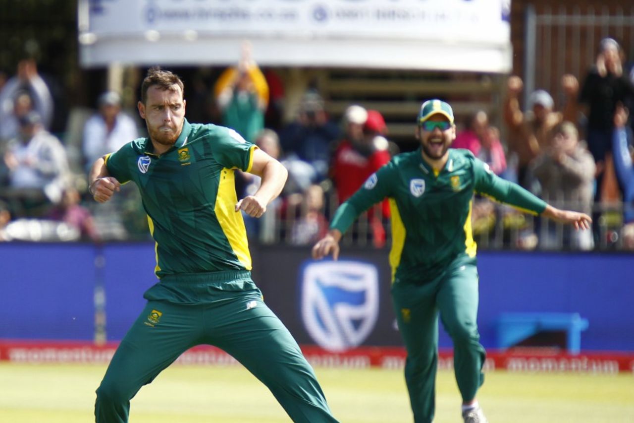 Kyle Abbott finished with 4 for 40, South Africa v Australia, 4th ODI, Port Elizabeth, October 9, 2016