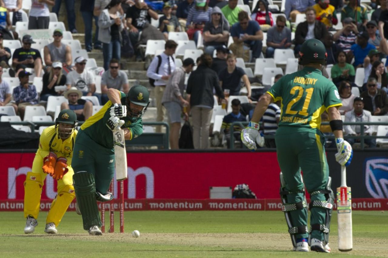 Rilee Rossouw compiled a brisk fifty, South Africa v Australia, 5th ODI, Cape Town, October 12, 2016