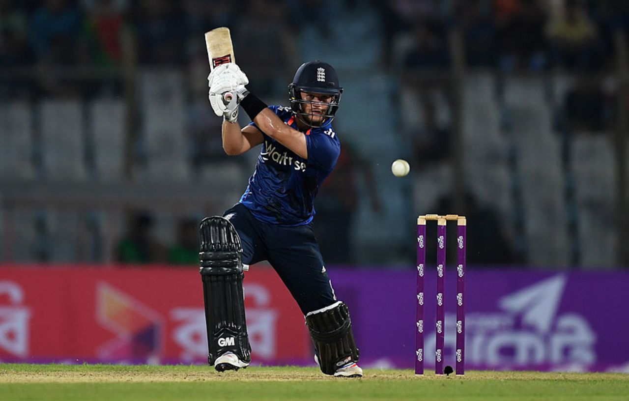 Ben Duckett made his second half-century of the series, Bangladesh v England, 3rd ODI, Chittagong, October 12, 2016