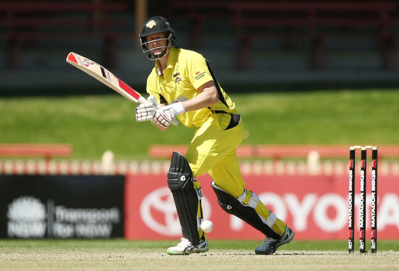 Adam Voges plays through midwicket, New South Wales v Western Australia, Matador One-Day Cup, Sydney, October 19, 2016
