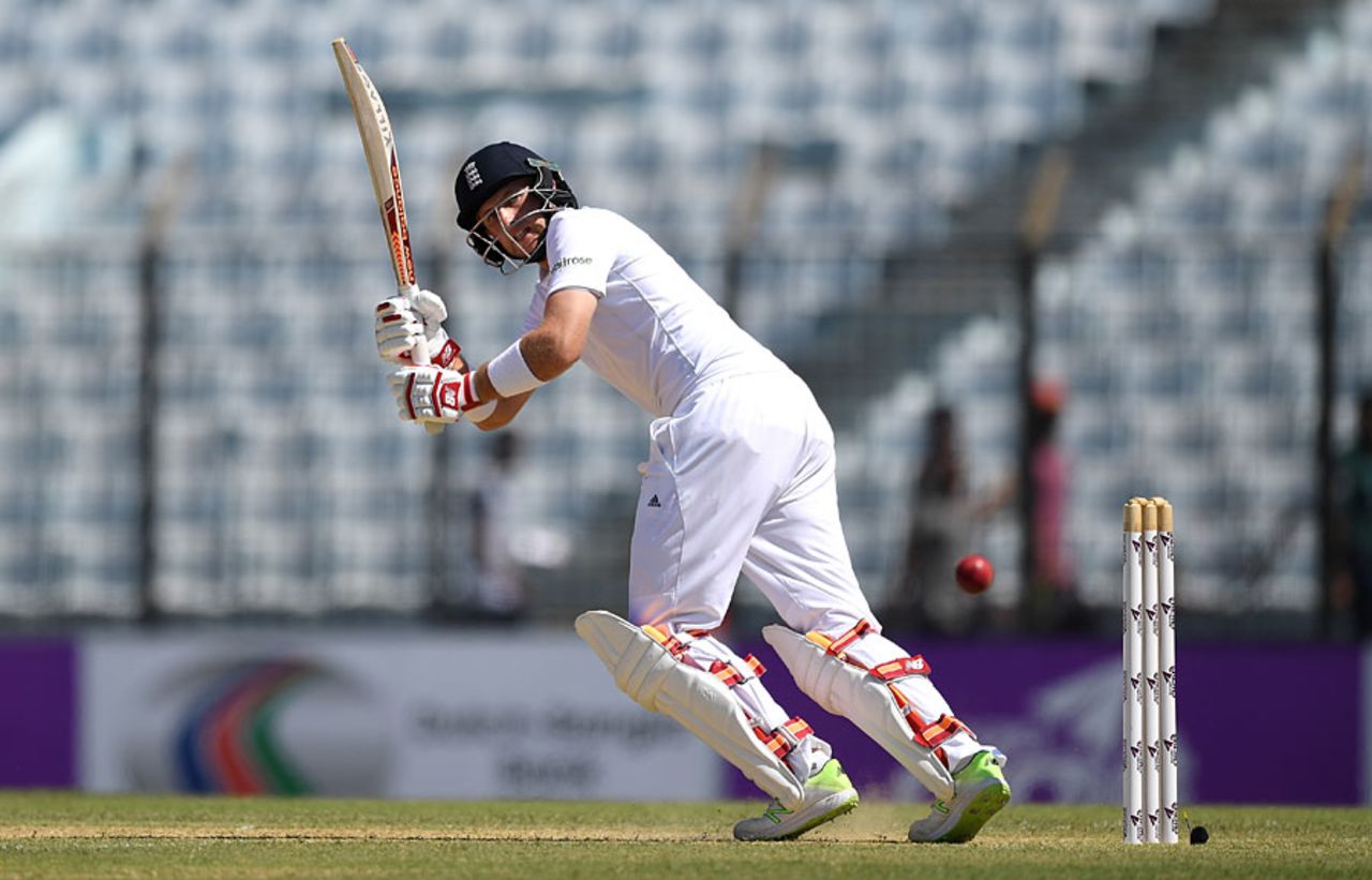 Joe Root lifted England from their early-morning problems, Bangladesh v England, 1st Test, Chittagong, 1st day, October 20, 2016