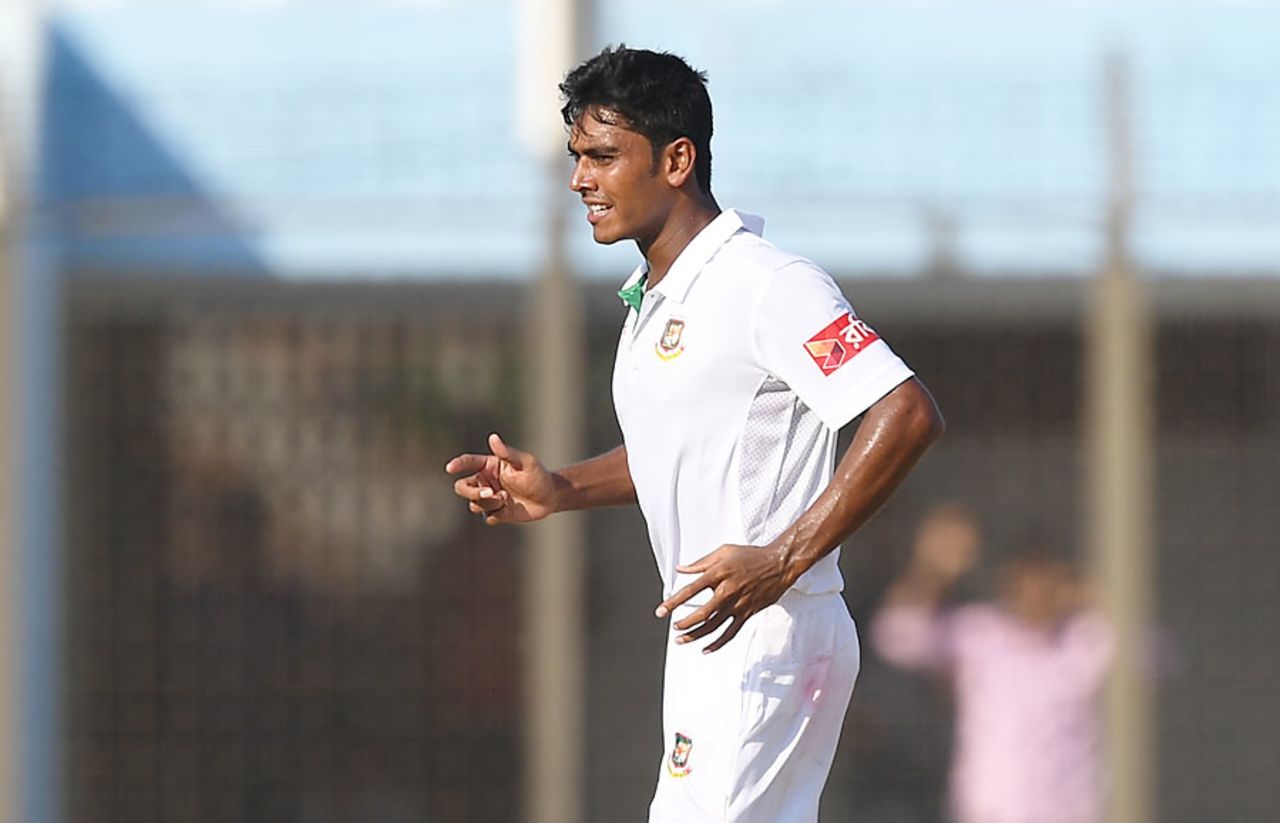 Mehedi Hasan bagged five wickets on debut, Bangladesh v England, 1st Test, Chittagong, 1st day, October 20, 2016